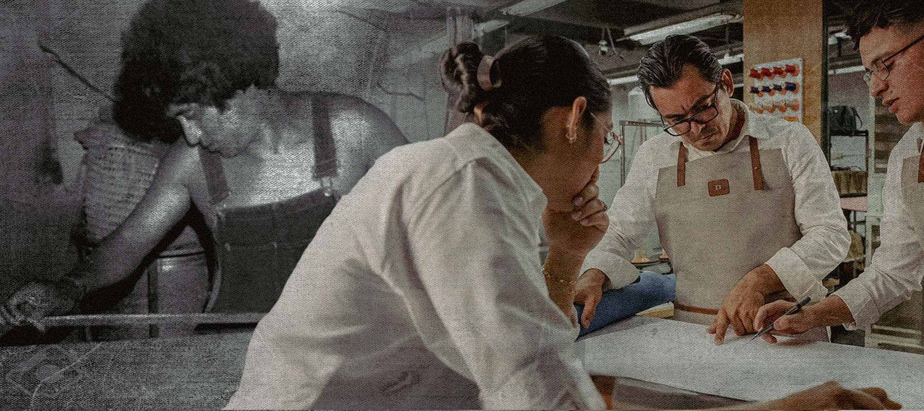 Artisans at work in the Danilos atelier